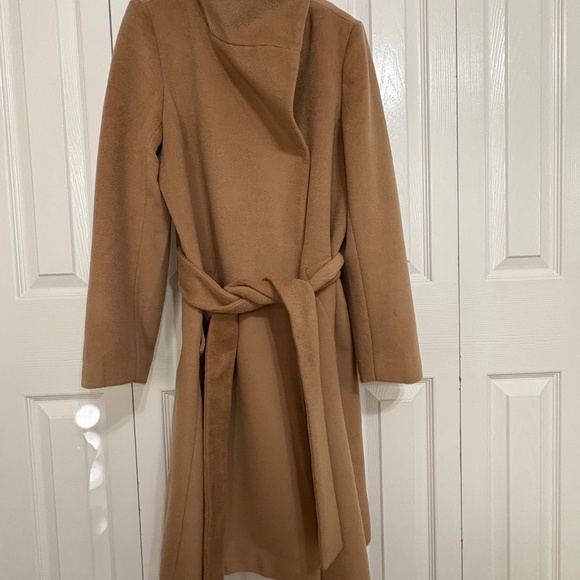 Ann Taylor belted funnel neck coat- NWT PM - Picture 5 of 6
